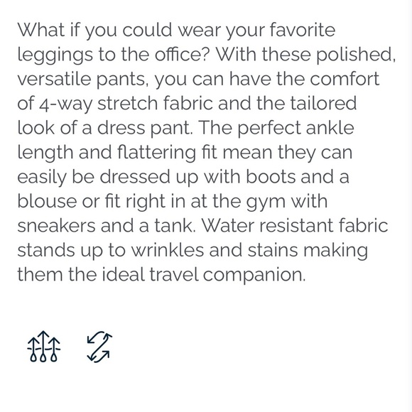 Zyia everywhere pants- navy - Picture 8 of 9